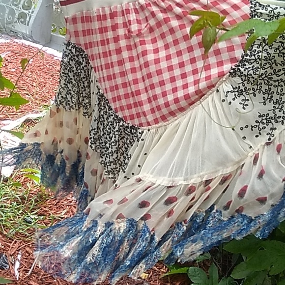 Orig 80s Jean Paul Gaultier Maille Festival Skirt - Picture 3 of 8